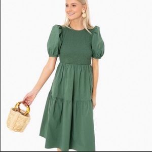 Tuckernuck Sage Green Sussex Midi Dress, Size XL